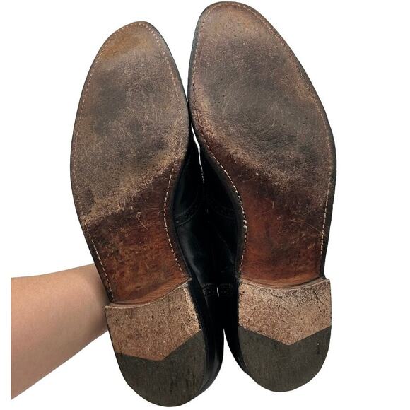 Allen Edmonds Manchester Black Leather Wingtip Tassel Loafer Men 10.5 USA Made main image 7